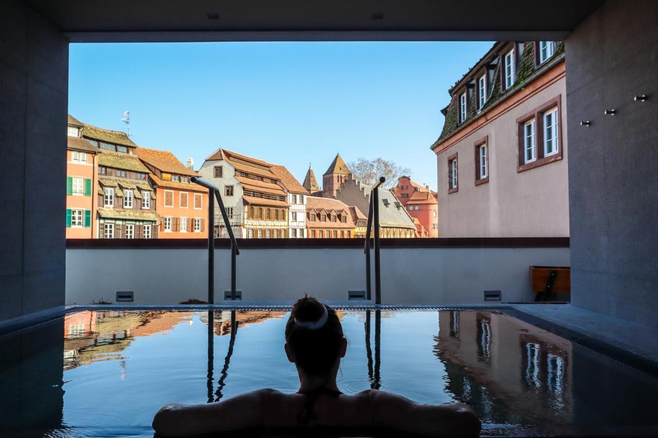 Hotel & Spa Regent Petite France Strasbourg Ngoại thất bức ảnh View of the old town from the spa