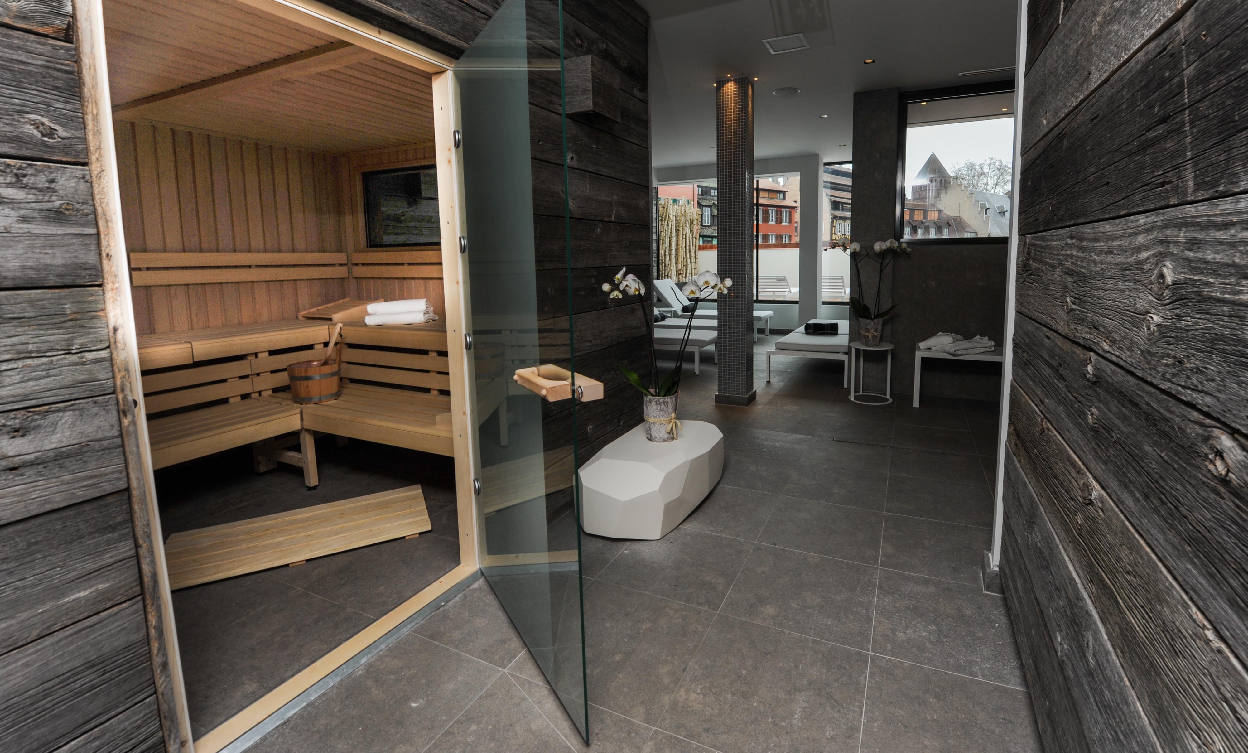 Hotel & Spa Regent Petite France Strasbourg Ngoại thất bức ảnh Sauna at the Hotel